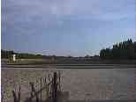 The camp, from the Jewish memorial, toward the entrance.