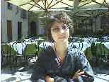 Brig, enjoying a cafe lunch.