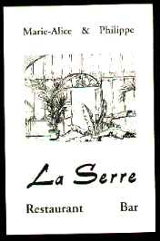 La Serre, our farewell dinner venue in Paris.