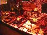 These folks are seriously into sausages!  A sausage shop window.