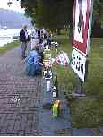 Picnic at St. Goar, next to the Rhine...