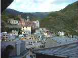 The town, seen from the train station.