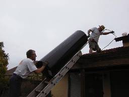 tank goes up the ladder