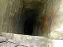 An ancient latrine incorporated into the Chinon castle keep