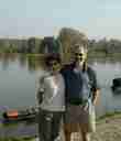 Posing by the Loire