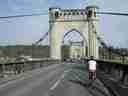 Heading over the Loire into Langeais