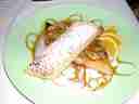 Flambeed apple pastry