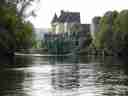 Canoeing past castles on the Vezere