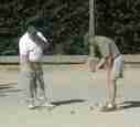Bill and Rob try a little boules