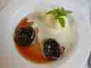 Grilled figs and ice cream