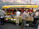 fruit stand outside Positano