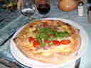 Brigid's Margherita pizza Brigid's Margherita pizza