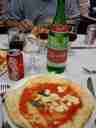Margherita pizza for lunch