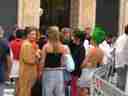 Models preparing for the show