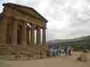 Temple, with Agrigento in the background