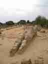 Reproduction of a titan that would have decorated the lintel of the Temple of Zeus