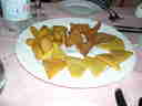 chickpea fritters, to start chickpea fritters, to start