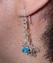 the earring he made for Brigid the earring he made for Brigid